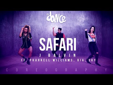 Safari - J Balvin ft. Pharrell Williams, BIA, Sky | FitDance Life (Choreography) Dance Video
