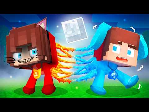 JJ Water Dog & Crazy Fire Cat - Love Story - Maizen Minecraft Animation