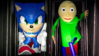 Poppy Playtime Sonic the Hedgehog & Baldi New Huggy Wuggy is a Sonic & Baldi (how to get)