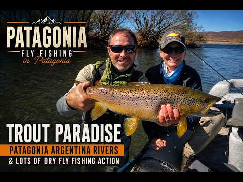 Trout Paradise - Patagonia Argentina rivers and lots of dry fly fishing action