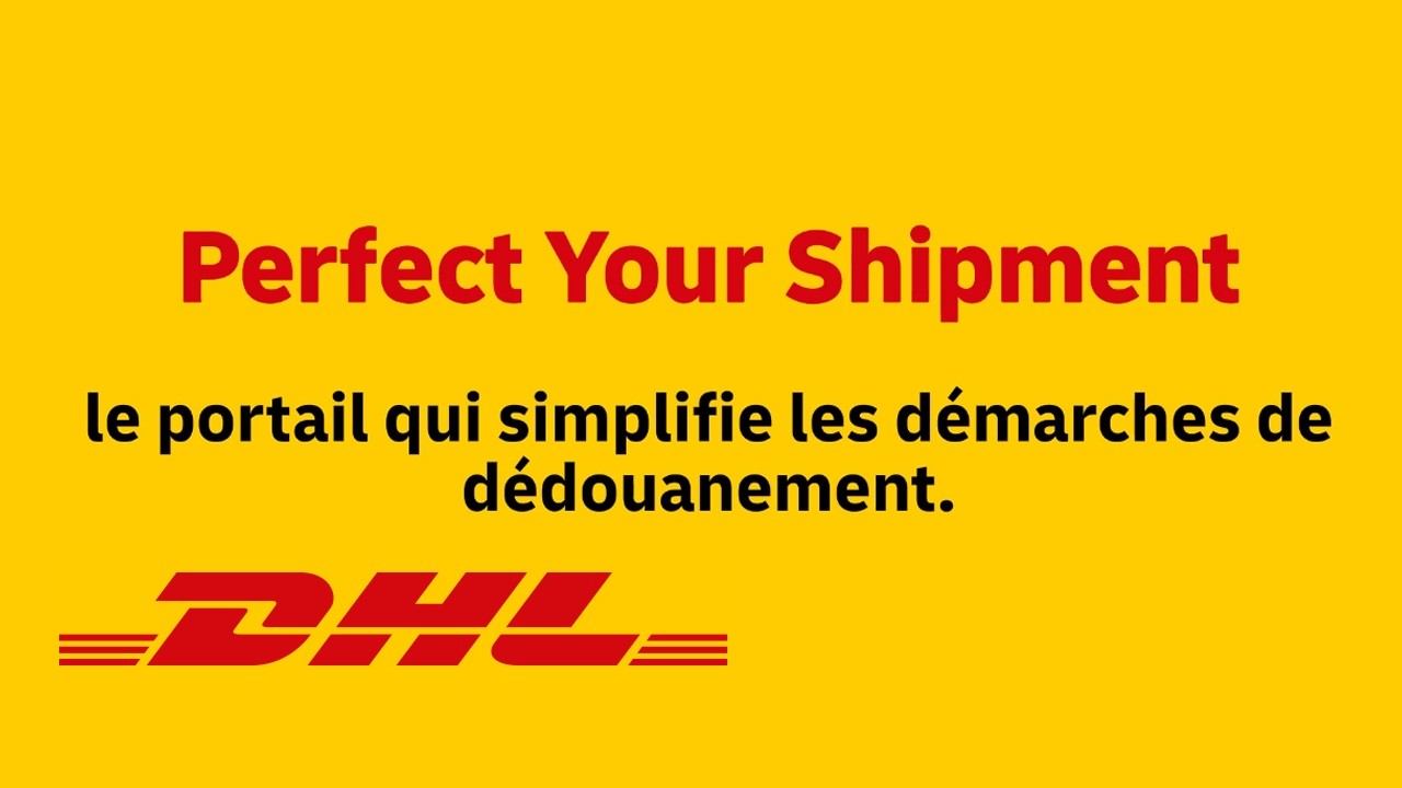 Votre portail Perfect your shipment en quelques étapes