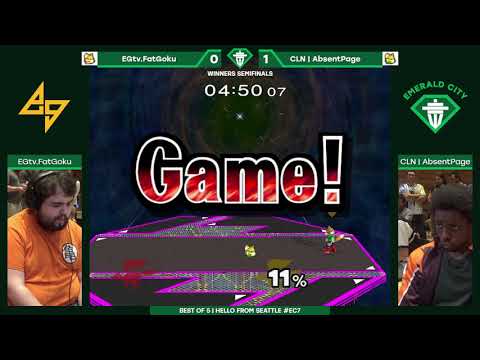 EC7: Winners Semis — EGtv.FatGoku (Blue Fox) vs. CLN | AbsentPage (Green Fox) — SSBM