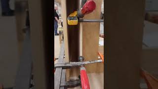 how to make the round corner of a wood dresser