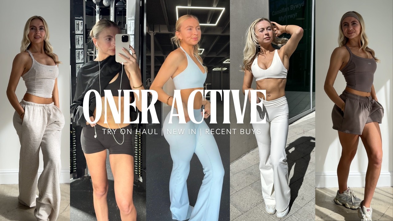 ONER ACTIVE TRY ON | NEW | Spring Drop, Unified Wrap, Varsity Jersey, SoftMotion, MellowRib, Lounge.