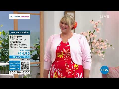 HSN | C. Wonder Christian Siriano Fashions 04.27.2023 - 02 PM