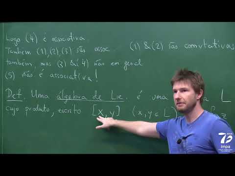 (15/08/2022) - Doutorado: Introdução às Álgebras de Lie - Jethro Van Ekeren - Aula 01