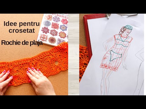O idee simpla de rochie de plaja crosetata