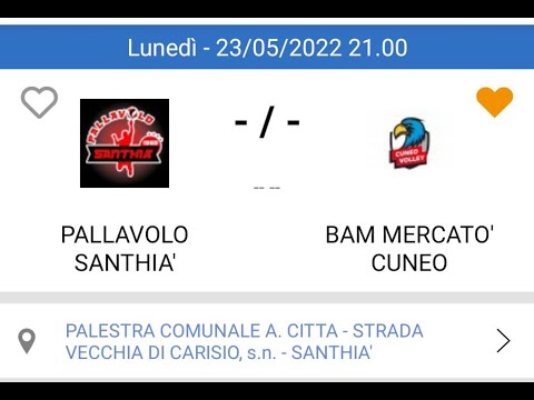 SANTHIÀ vs BAM CUNEO - 23/05/2022