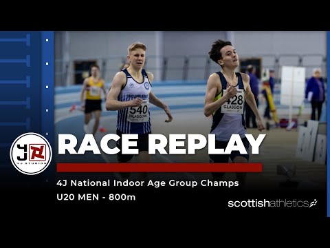 RACE REPLAY | 4J National Indoor Age Group Champs - U20 Men's 800m