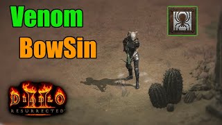 Venom BowSin - Works better than expected! - Diablo 2 Resurrected