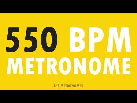 550 BPM Metronome | 15 Minute Metronome Practice