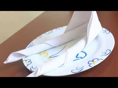 NAPKIN FOLDING THE SAIL BOAT