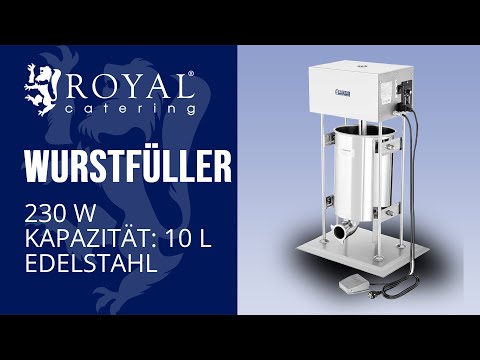 Video - Wurstfüller - 10 Liter - elektrisch