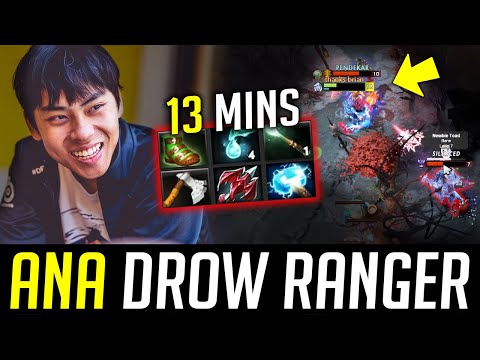Ana DROW RANGER 13 mins MAELSTROM &  DRAGON LANCE DOTA 2