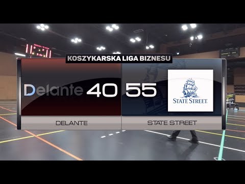 Delante vs State Street - IV kolejka - I Liga Kraków - Koszykarska Liga Biznesu
