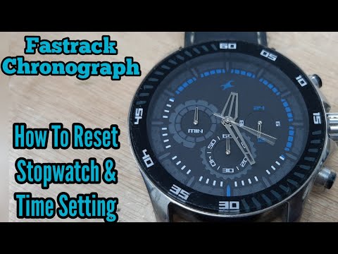 How To Reset Fastrack 3072SL Chronograph Watch, Time Setting, Stopwatch Setting | SolimBD