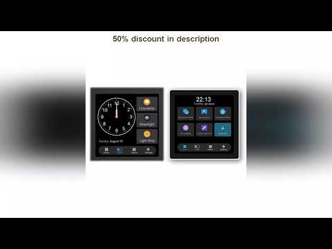 Latest Products You Must Know! Tuya T3E Panel Switch Touch Screen Panel EU Smart Control Panel Sw