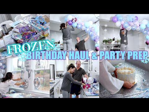 FROZEN BIRTHDAY HAUL & PARTY PREP!