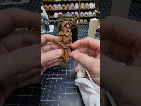 The perfect woodcarving finish #whittling #woodcarving #tutorial #woodart