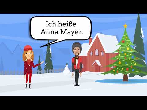 Deutsch lernen A1 | für Anfänger | - Lektion 1 - Dialoge | sich begrüßen, sich verabschieden | ...