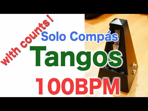 Compas Flamenco Vol.2 Tangos Track 3 - 100bpm Solo Compás. Counts Included for beginners