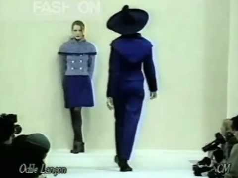 "Odile Lancon" Autumn Winter 1988 1989 Paris pret a porter women by Canale Moda