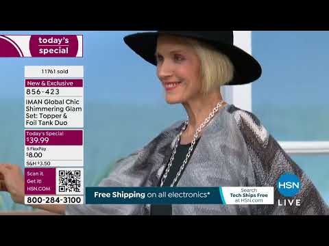 HSN | IMAN Global Chic Fashions Sale 03.30.2024 - 04 PM