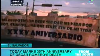 preview picture of video 'El Salvador marks 35th anniversary of Romero's assassination'
