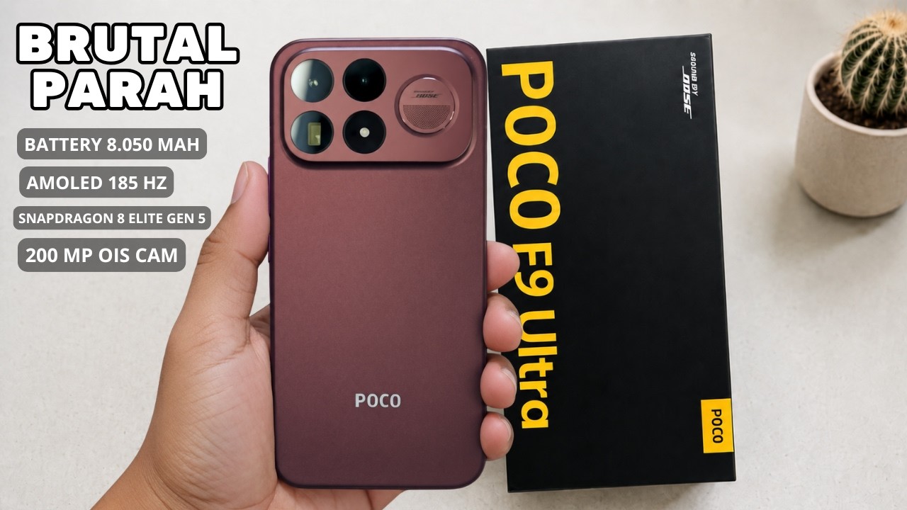 MANTAP AKHIRNYA RILIS‼️POCO F9 ULTRA BAWA SPEK PALING GILA!!