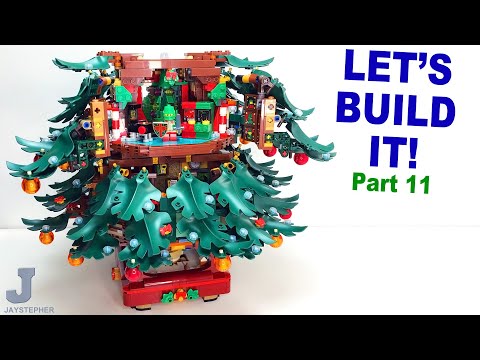 LEGO 2025 Family Christmas Tree 41843 Build Part 11