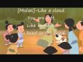 Mulan 2-Lesson number 1 lyrics 