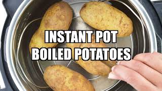 Instant Pot Boiled Potatoes  //  How to Cook Potatoes in Instant Pot