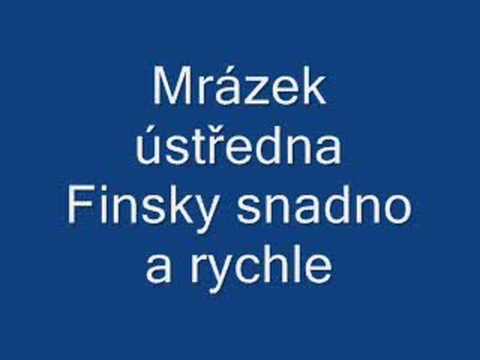 Mrázek ústředna  -  Finsky snadno a rychle