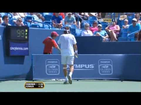 Cincinnati R3 2009 - Federer vs Ferrer (First set)