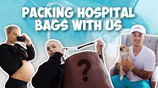 THE BABY IS NEAR - PACKING HOSPITAL BAGS WITH US