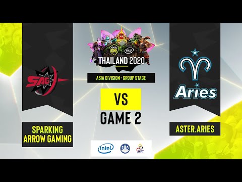 Sparking Arrow Gaming vs Aster.Aries Game 2 | ESL One Thailand 2020 - Asia Division
