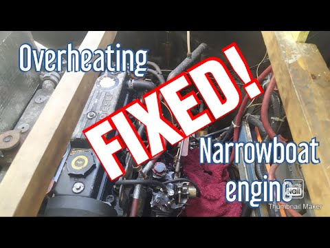 Overheating Engine FIX! Ford XLD 1800 canal boat engine SORTED!
