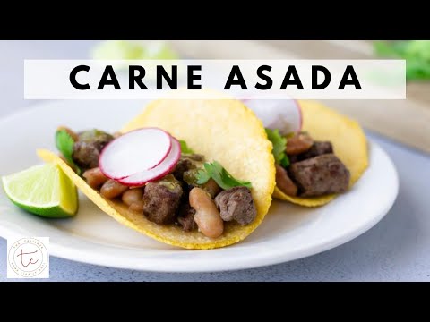 No Marinade Carne Asada Tacos- Easy and Ready in 20 minutes
