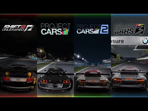 Project Cars 3 VS NFS Shift 2 VS Project Cars 2 VS Project Cars / Comparison /