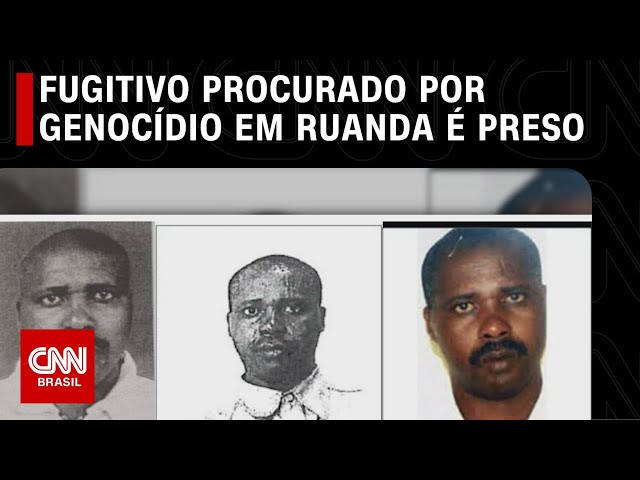 Fugitivo procurado por genocídio em Ruanda é detido na África do Sul | CNN NOVO DIA