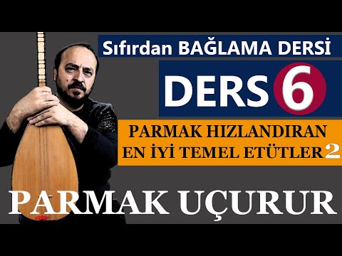 BAGLAMA LESSONS FROM SCRATCH 6 (FINGER ACCELERATION WORK) BAGLAMA ESTUDIES