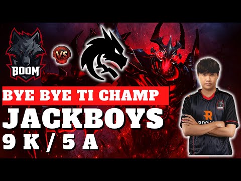 JACKBOYS SHADOW FIEND POV | BOOM VS TEAM SPIRIT | LB BO1 | TI11 MAIN STAGE | How they play?