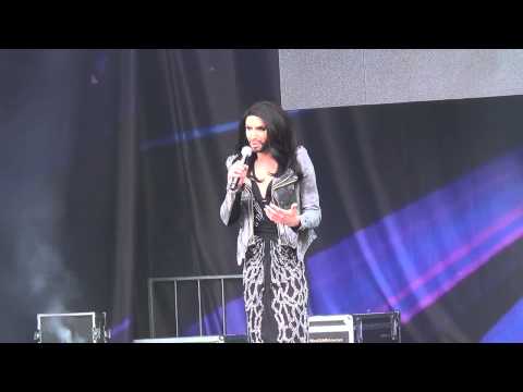 ESCKAZ in Copenhagen: Conchita Wurst (Austria) - Believe (at Eurovillage)