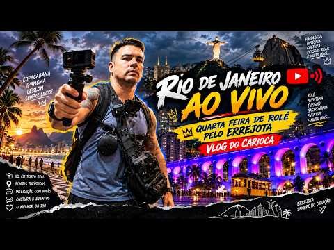 ✅ RJ AO VIVO IRL: 👑🇧🇷UM ROLÉ PELO RIO COMO VOCÊ NUNCA VIU! 🌆🔥 AO VIVO | Vlog do Carioca #rj