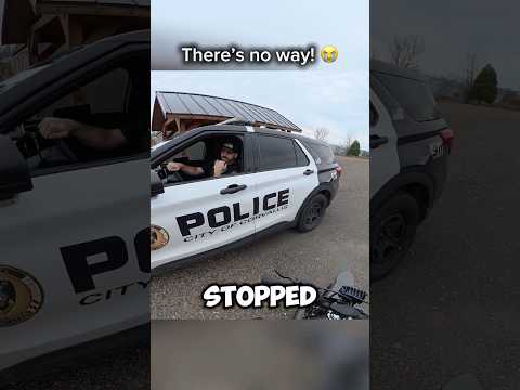 COP on My Electric Dirt Bike! 😱