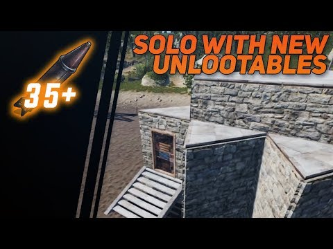 SOLO Rust Bunker Base With New Unlootable Loot Rooms