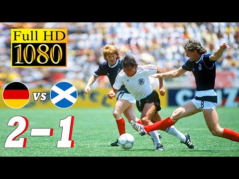 Germany 2-1 Scotland World Cup 1986 | Full highlight - 1080p HD | Lothar Matthäus - Völler