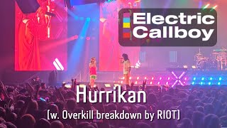 ELECTRIC CALLBOY - Hurrikan [LIVE] + Overkill (RIOT) Breakdown | Royal Arena Copenhagen 2025