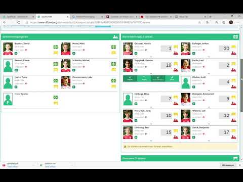 Spielbericht vor dem Spiel richtig ausfüllen