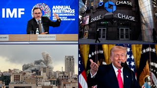 Bloomberg News Now: Markets Rally as Iran Signals Hormuz Pause; Lagarde, IMF, Fed, Big Banks, Amazon